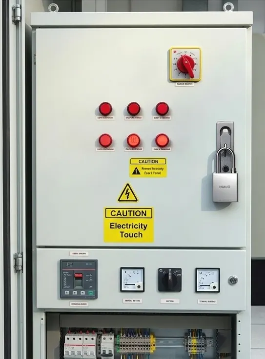Power Distribution Cabinet dengan smart padlock
